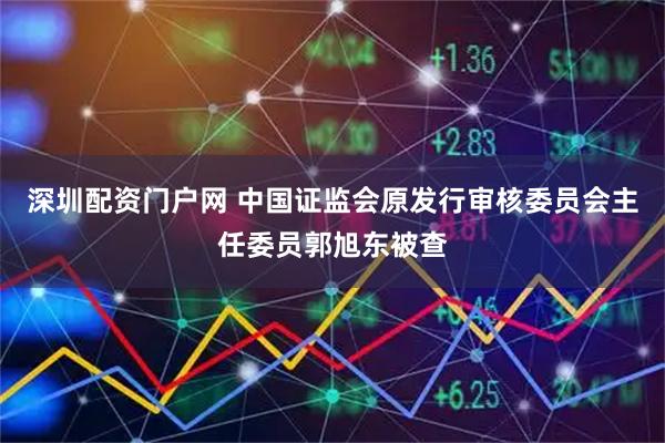 深圳配资门户网 中国证监会原发行审核委员会主任委员郭旭东被查